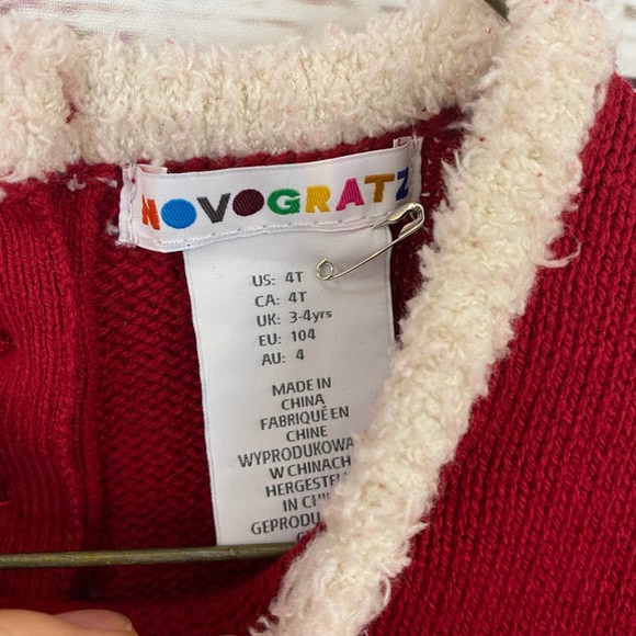 🦄 3/$15 sale! NWT Novogratz Christmas Sweater - Picture 3 of 6